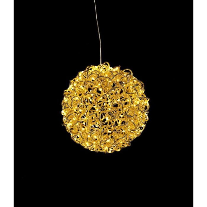 DECOR SFERICA ZOE ORO 400 MICROLED D.30